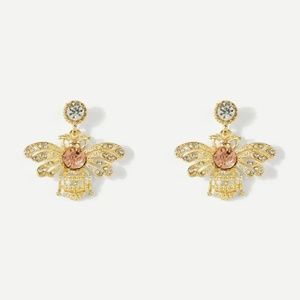 KATHRYN Rhinestone Bee Earrings